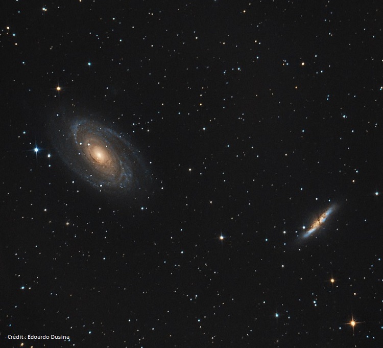 Galaxies de Bode - M 81 et M 82.