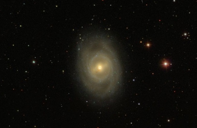 La Galaxie spirale barrée M95 dans la constallation du Lion