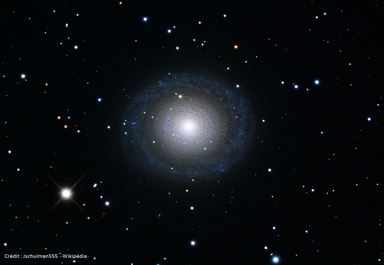 Photo de la galaxie NGC 7217 dans la constellation de Pégase.